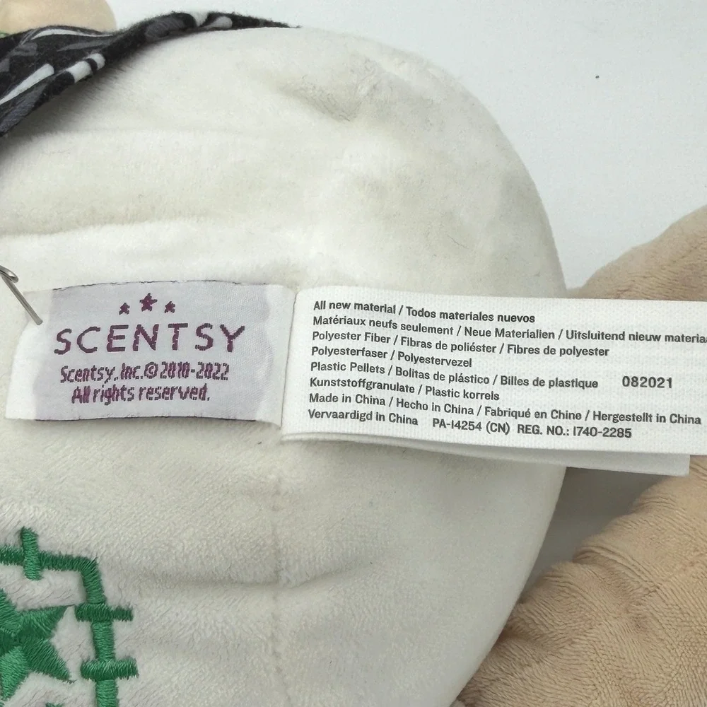 Scentsy Buddy Plush‎ Girl Doll w Panda Stuffed Toy 17